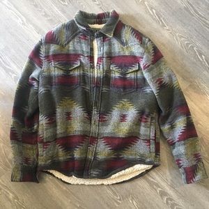 Men’s True Grit fur lined shirt